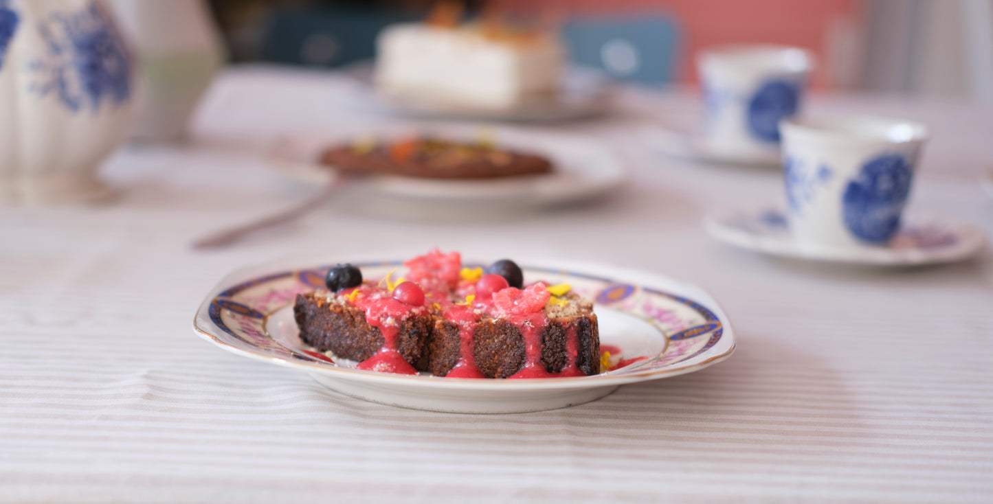 Petites assiettes bleues carrés Germany