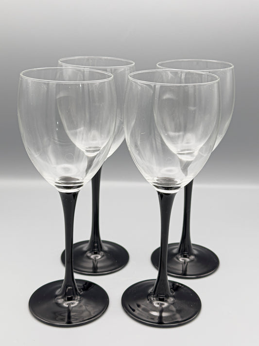 Verre à vin Luminarc pied noir