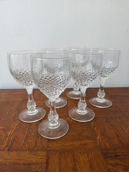 Lot de 6 verres à vin Luminarc - Fabriqués in France