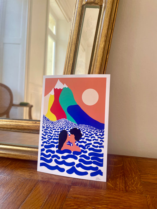 Miroir hexagonal à parecloses