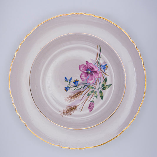 Lot de 6 assiettes épi de blé Moulin des loups