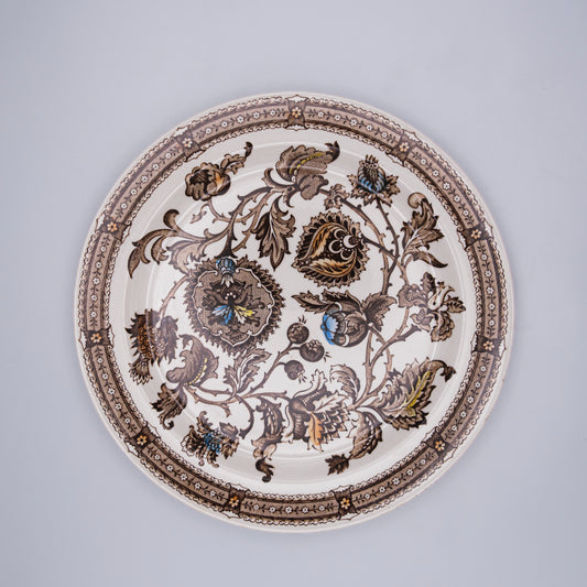 Assiettes creuses anglaises Jacobean