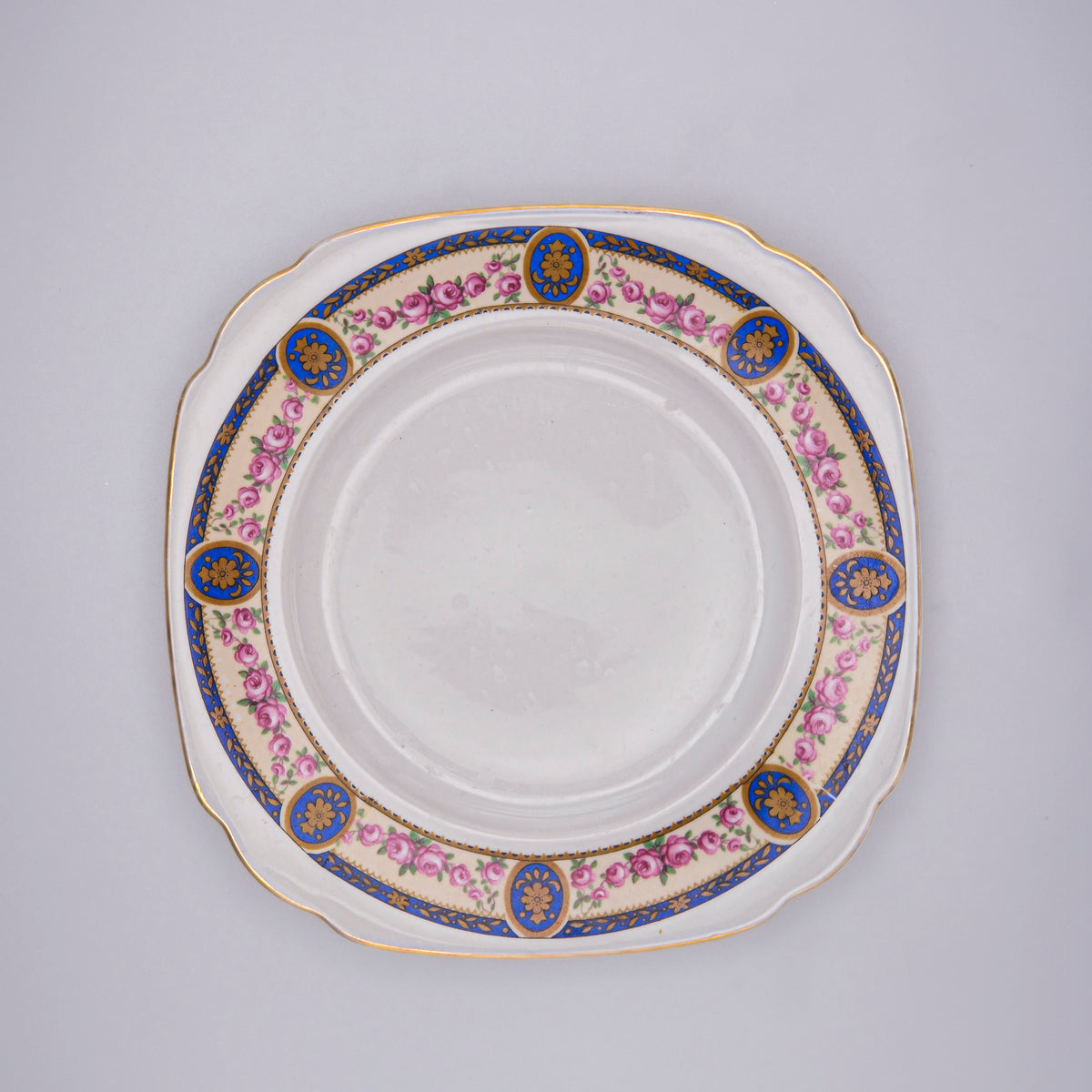 Petites assiettes bleues carrés Germany