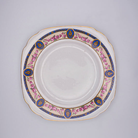 Petites assiettes bleues carrés Germany