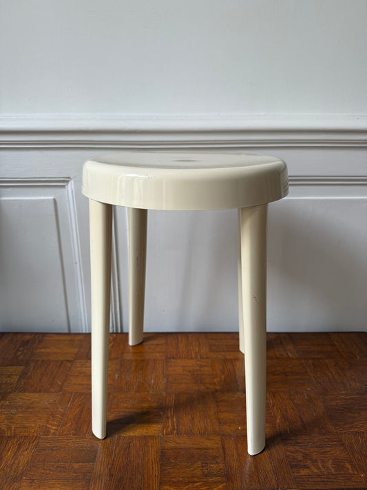 Tabouret design crème