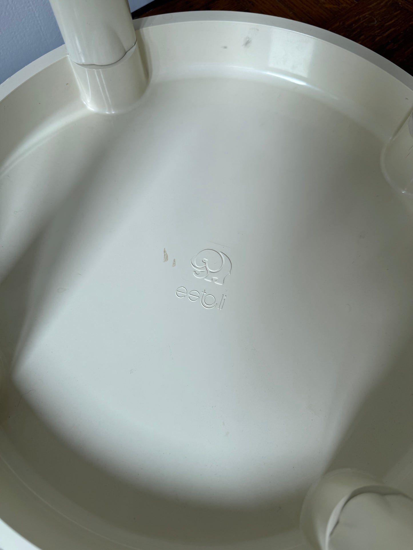 Tabouret design crème