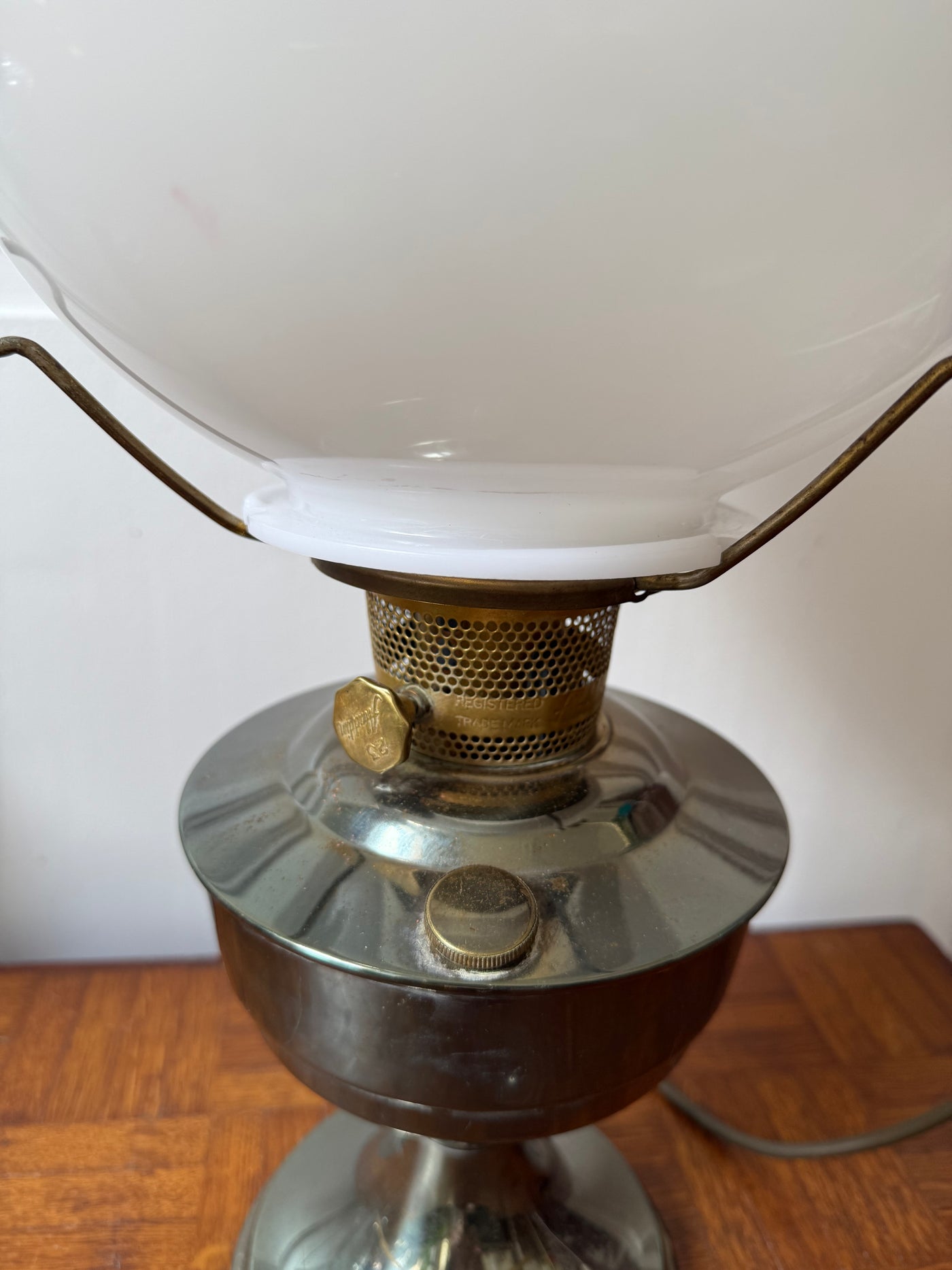 Lampe à huile électrique Art Nouveau