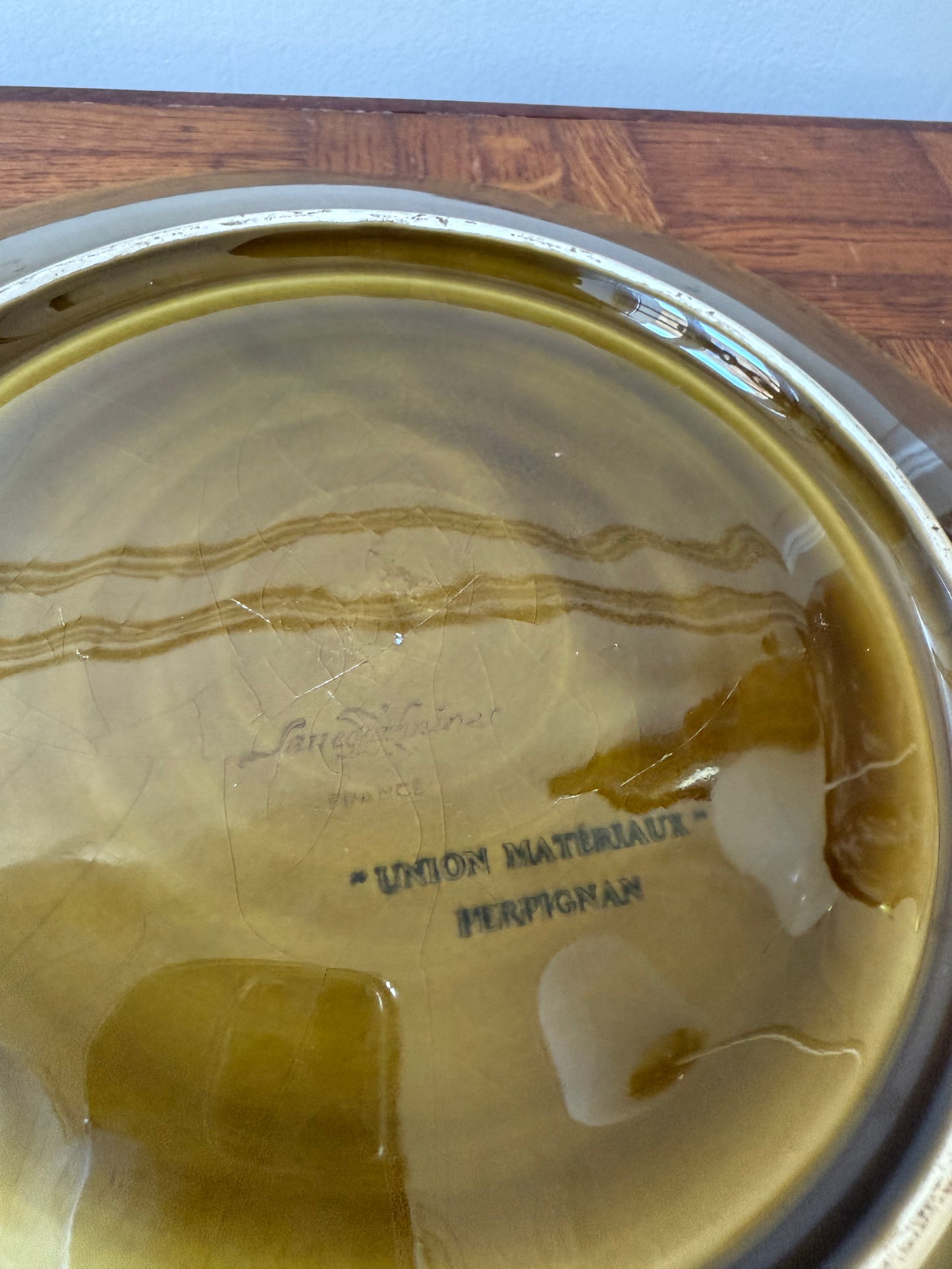 Plat nénuphar Sarreguemines