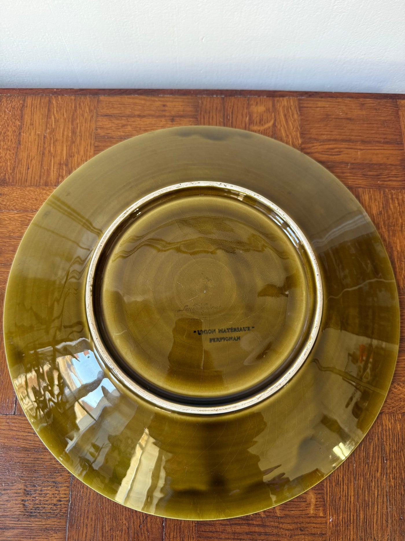 Plat nénuphar Sarreguemines