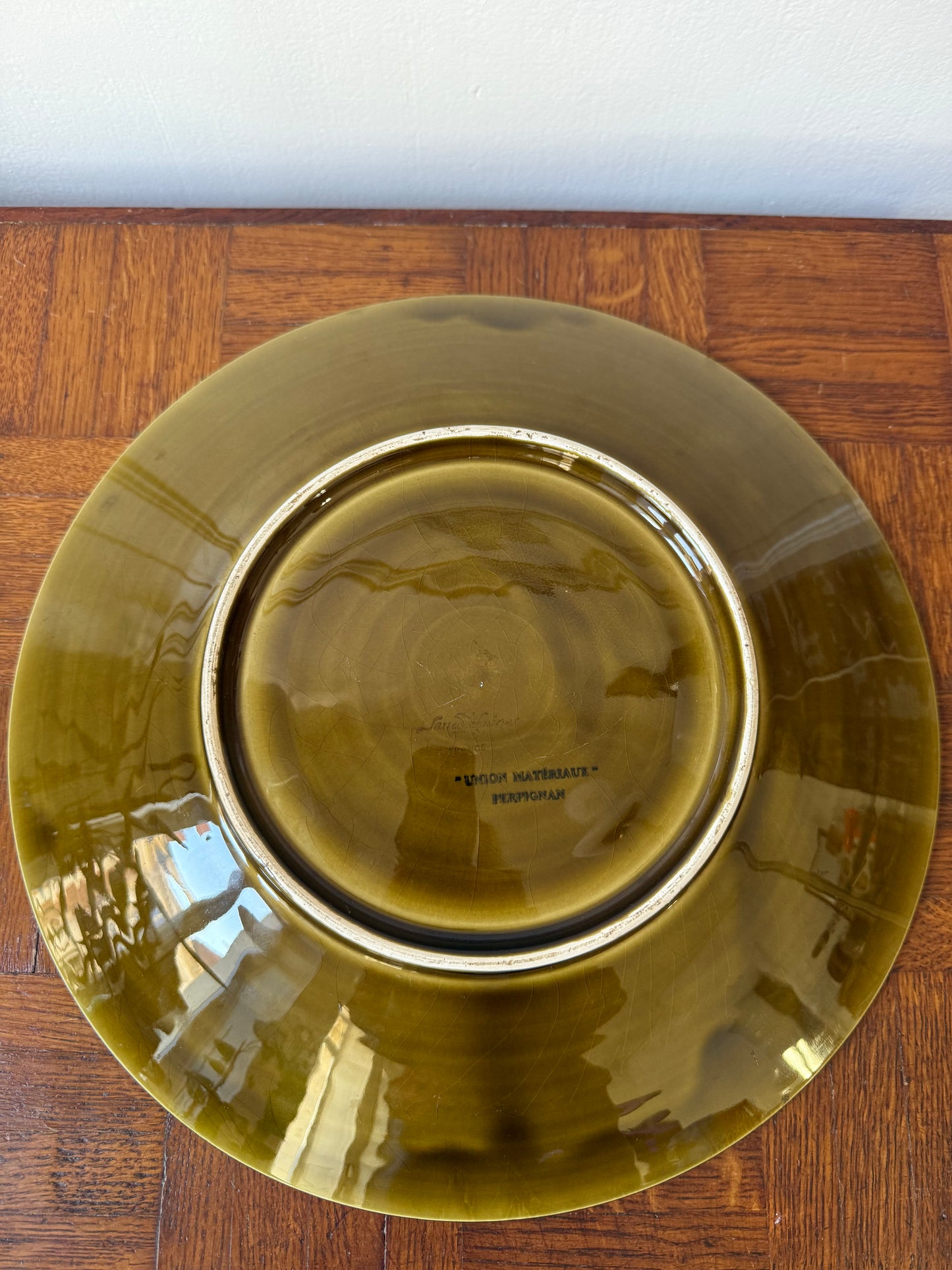 Plat nénuphar Sarreguemines