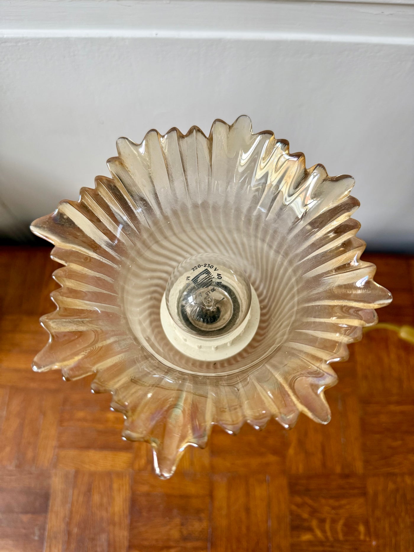 Lampe tulipe Art Déco