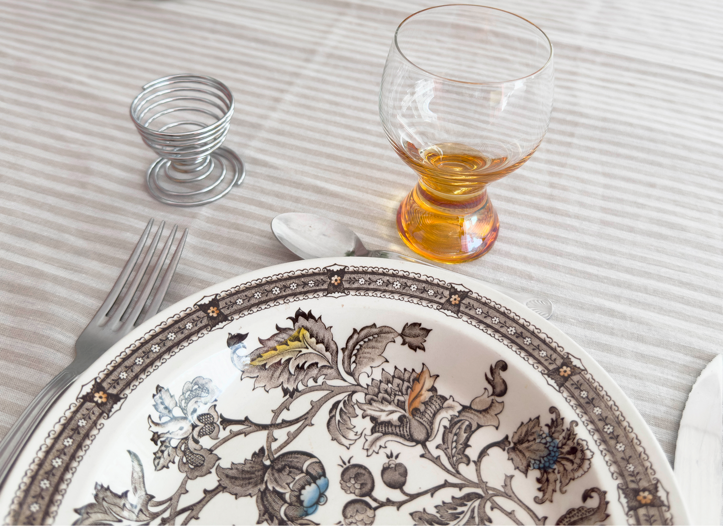 Assiettes creuses anglaises Jacobean