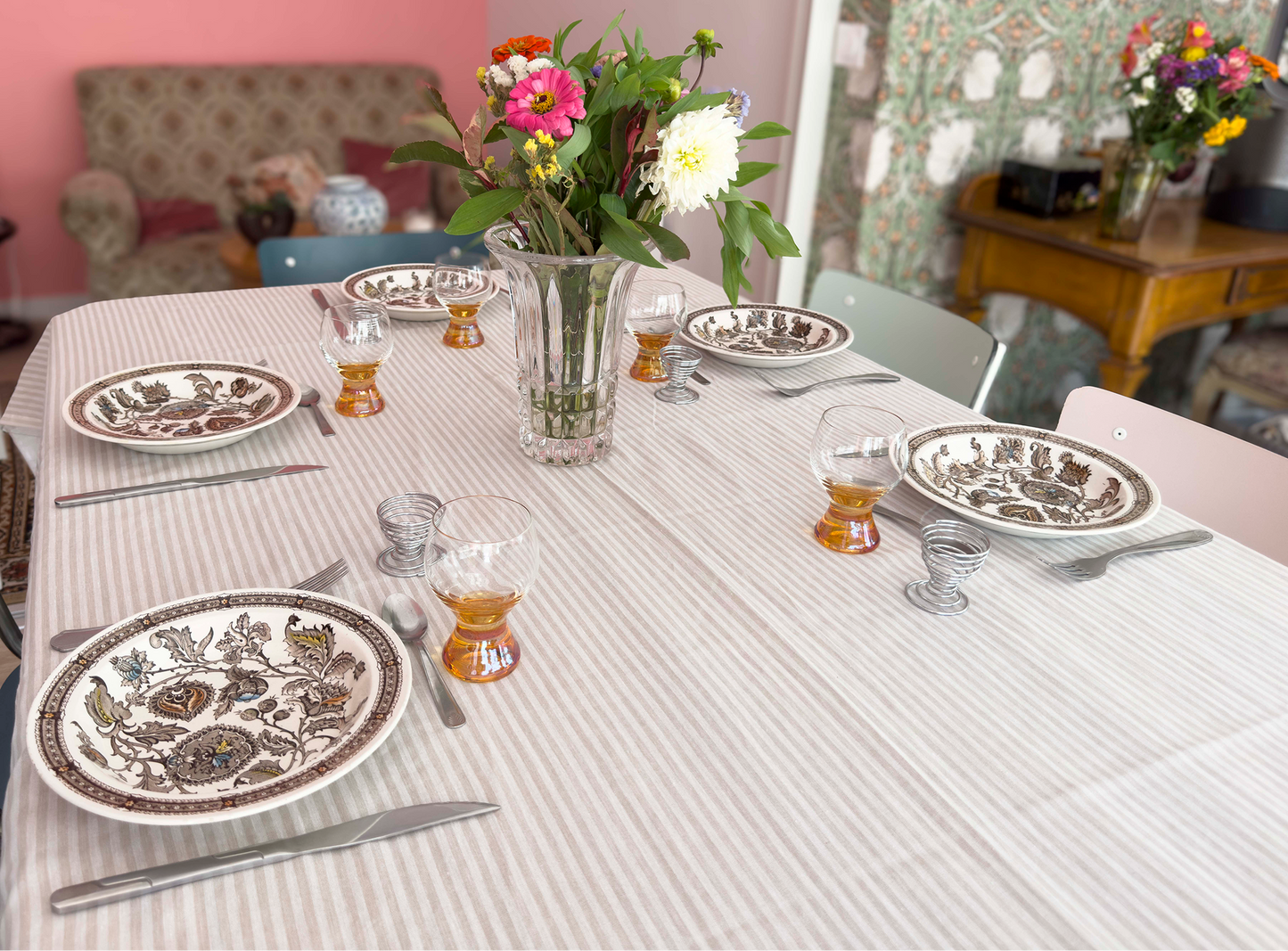 Assiettes anglaises Jacobean