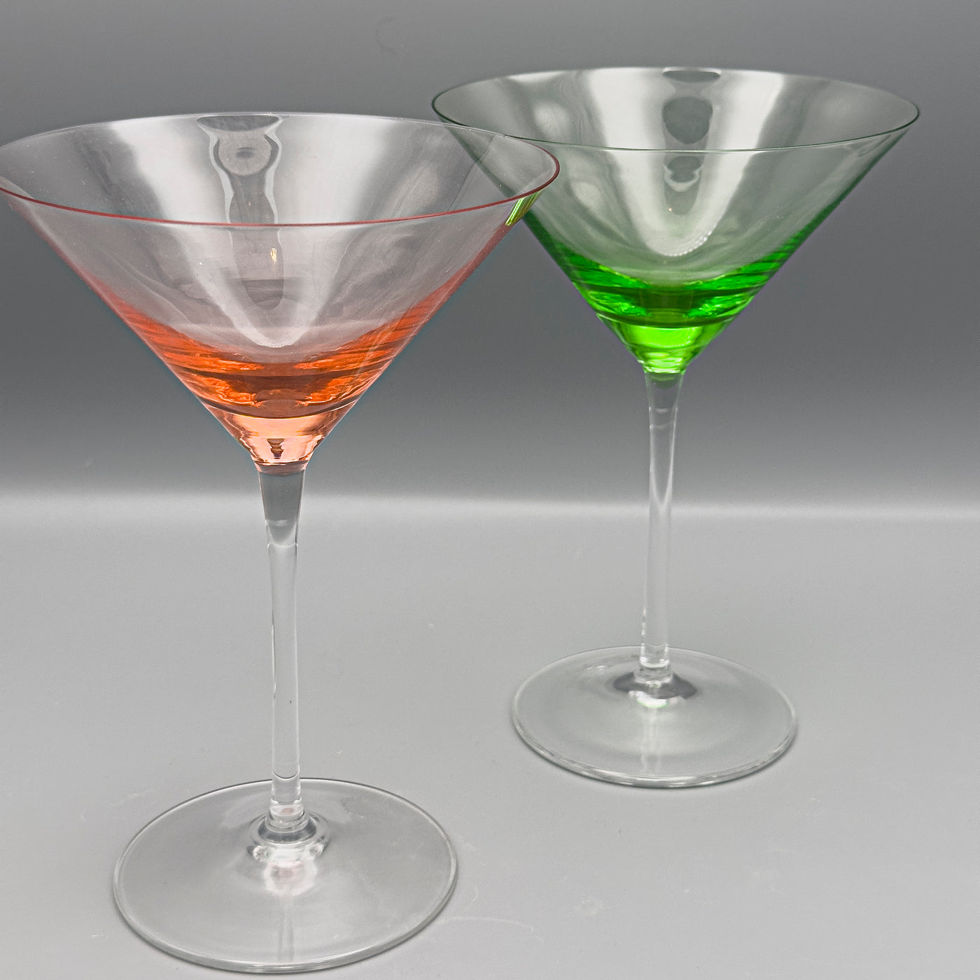 Lot de 5 grands verres à martini