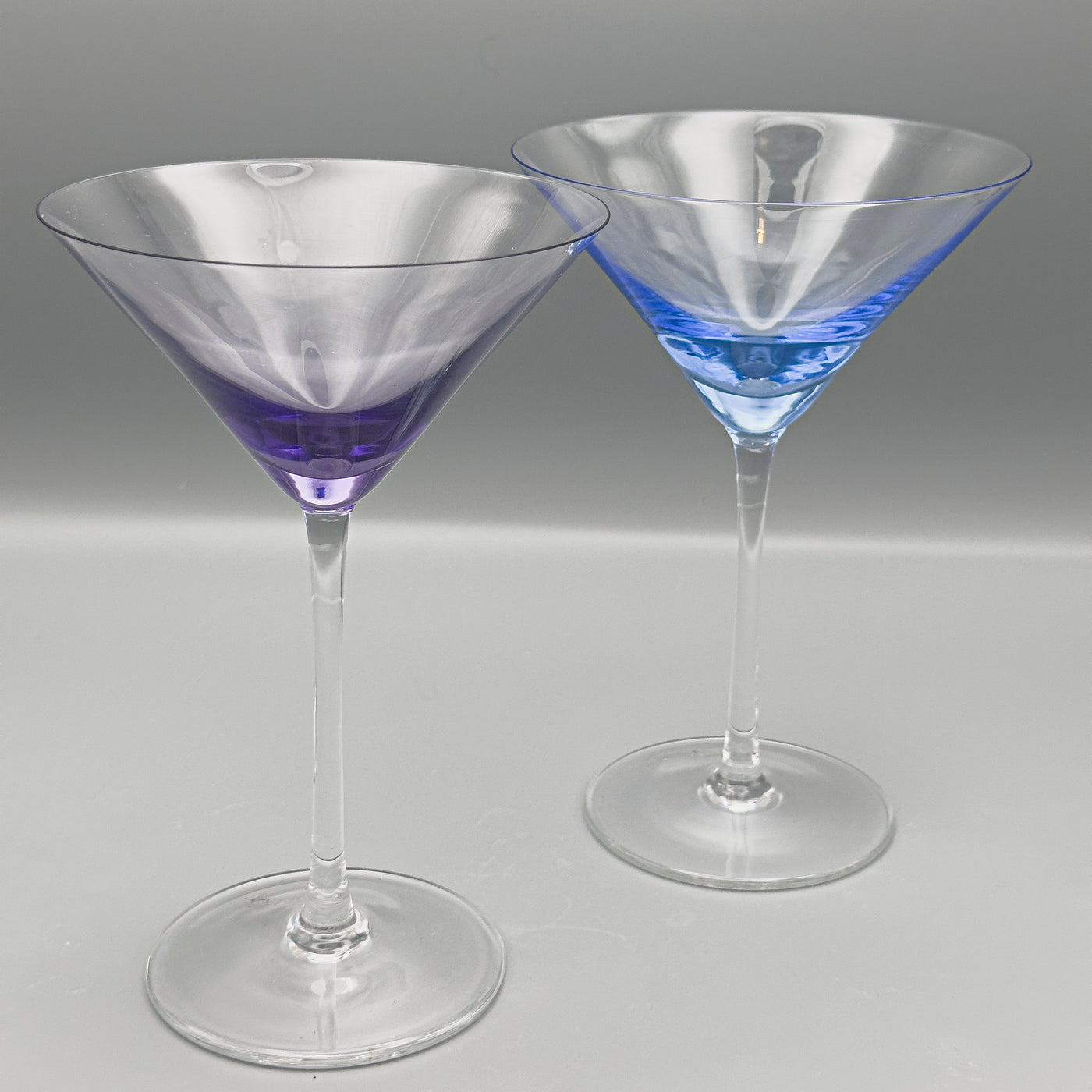 Lot de 5 grands verres à martini