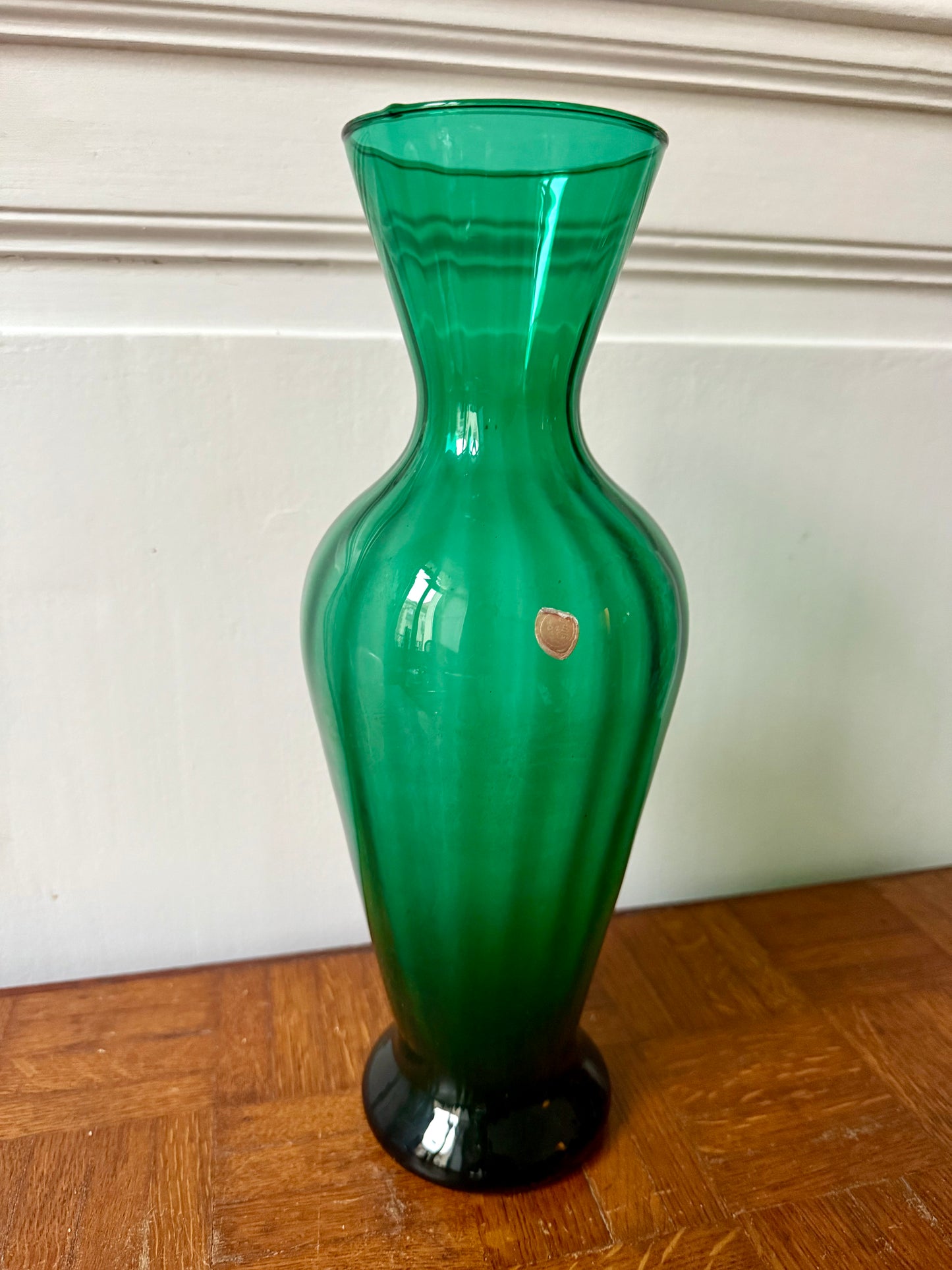 Vase en verre soufflé italien