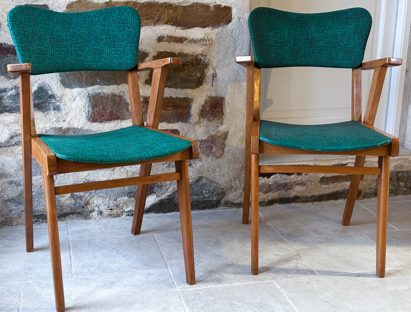 Chaise de bridge verte