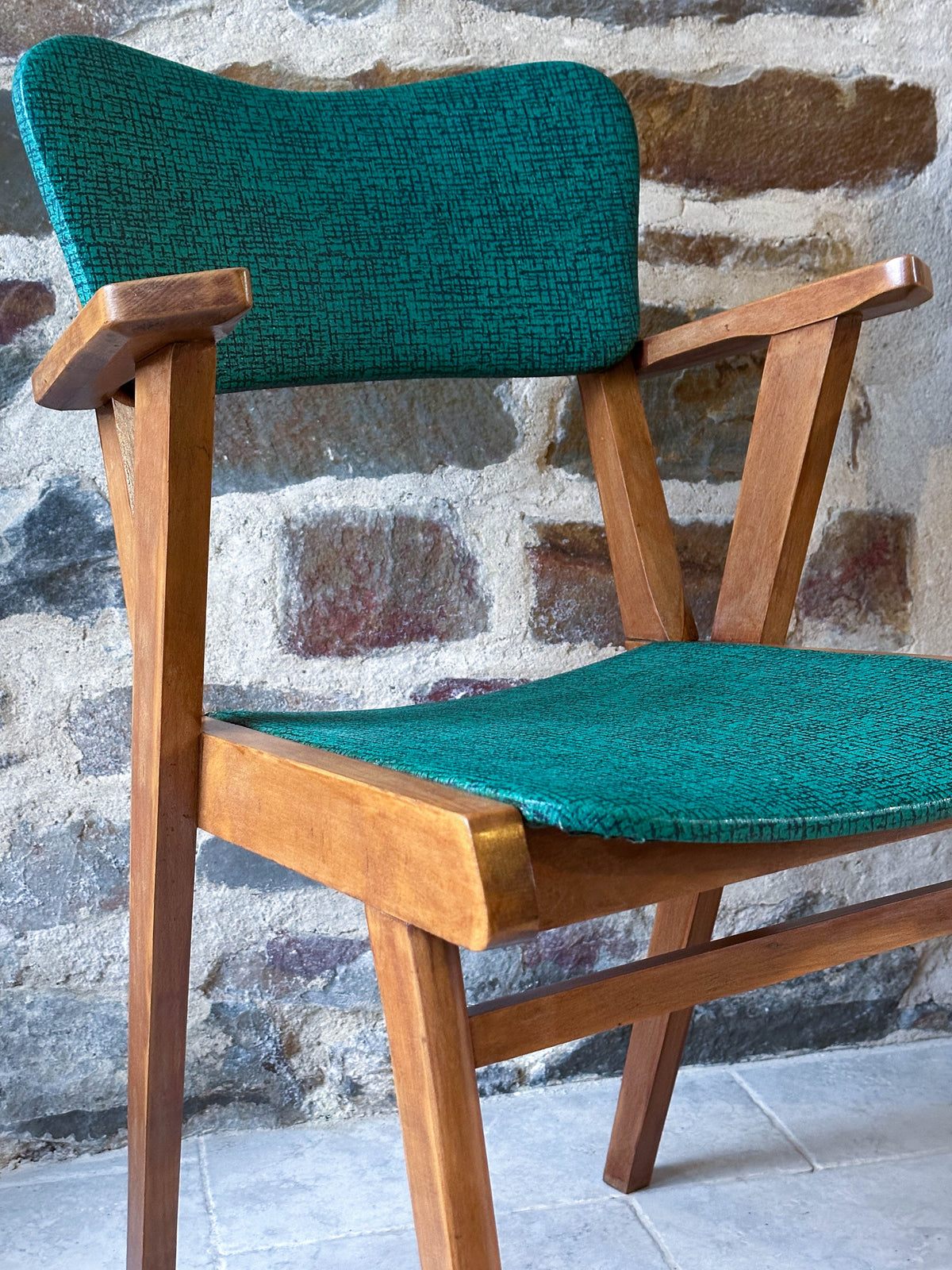 Chaise de bridge verte