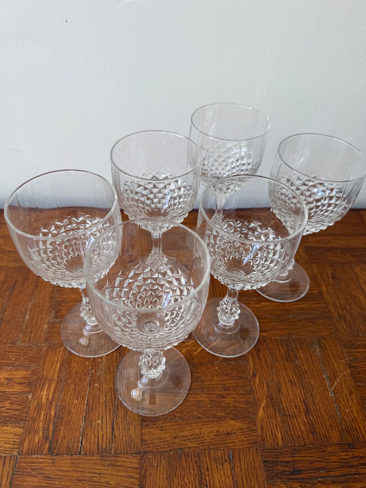 Lot de 6 verres à vin Luminarc - Fabriqués in France
