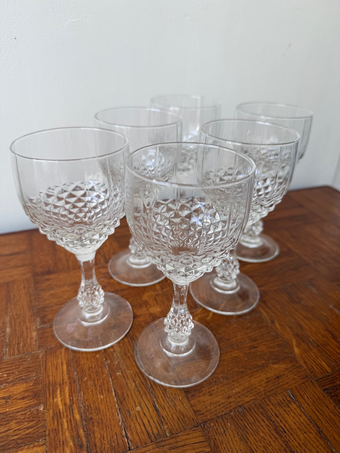 Lot de 6 verres à vin Luminarc - Fabriqués in France