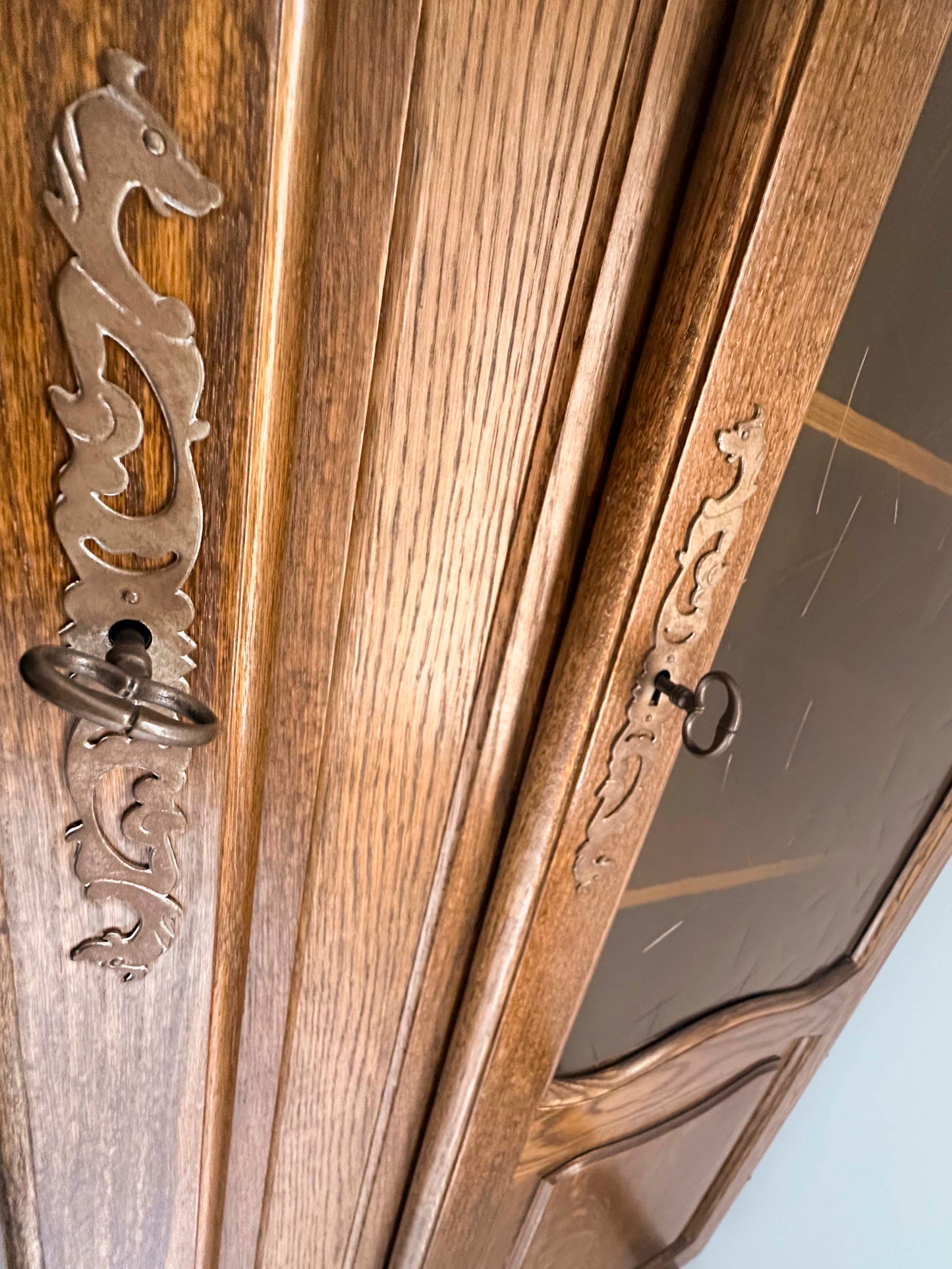 Bibliothèque en chêne massif - Marque Riskoff