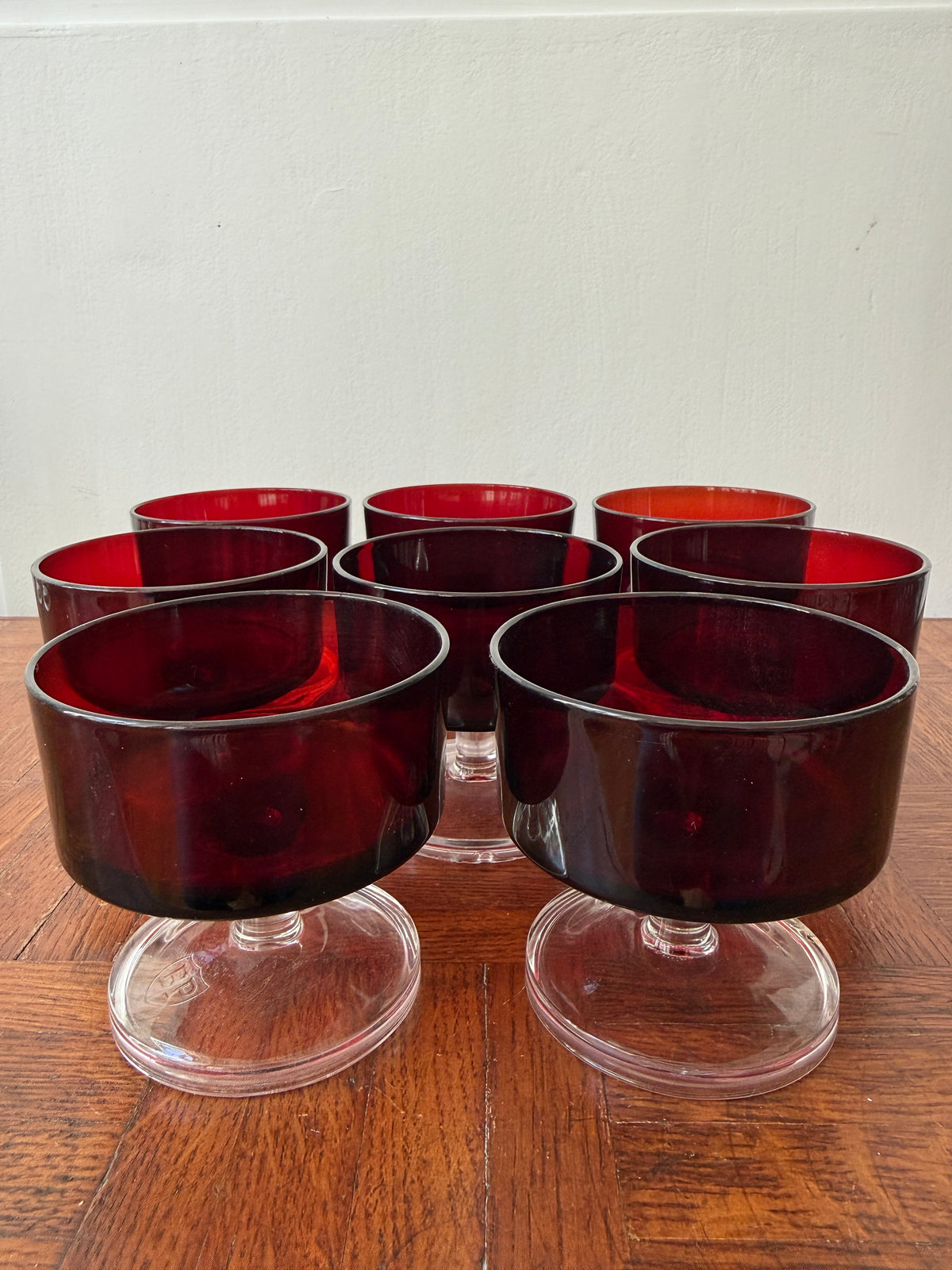 Lot de 8 coupes Luminarc - Modèle Suède