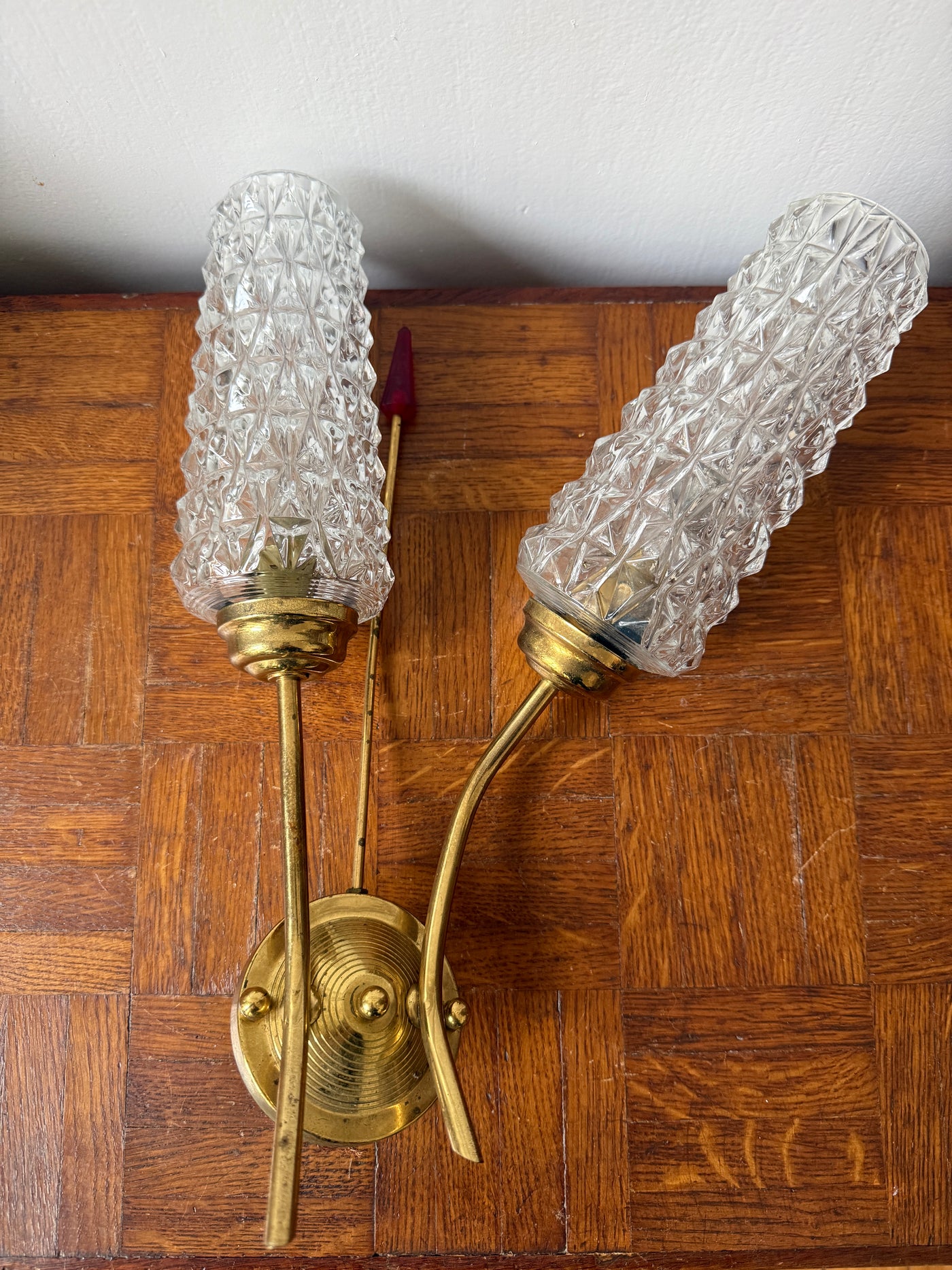 Applique tulipe murale vintage – esprit années 60
