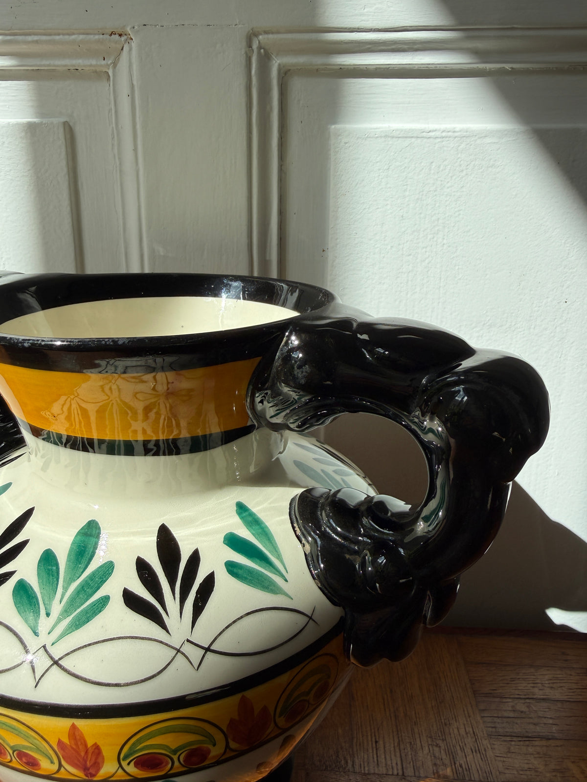 Vase Quimper en céramique – décor peint main