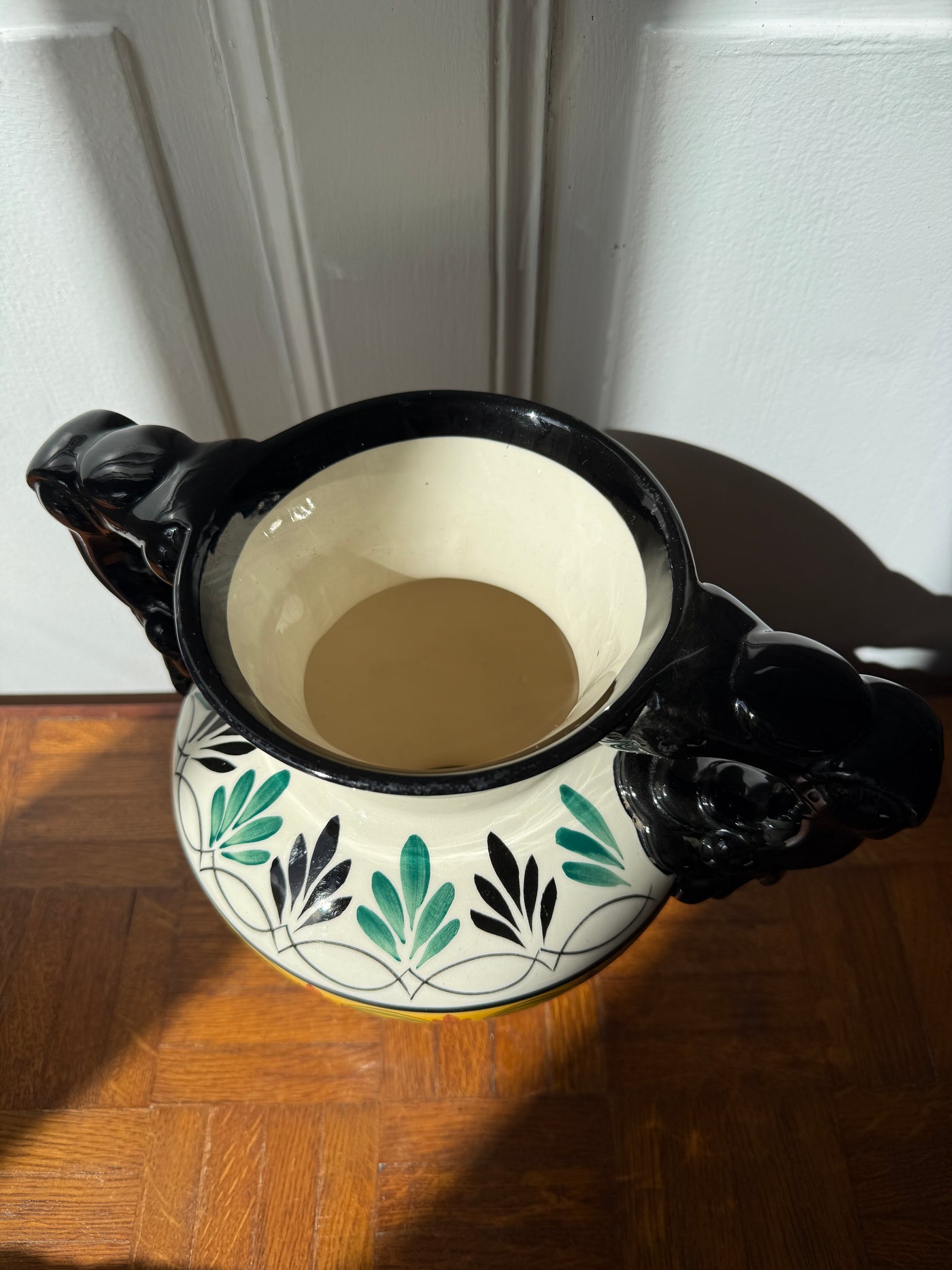 Vase Quimper en céramique – décor peint main