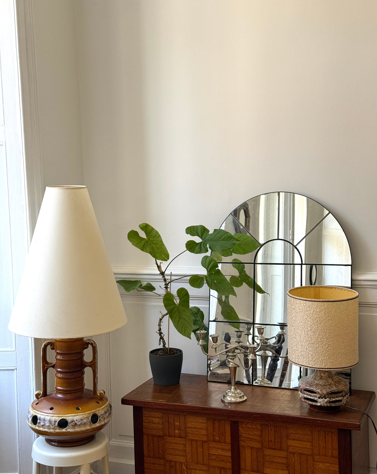 Lampe céramique Fat Lava - Mid century 1970