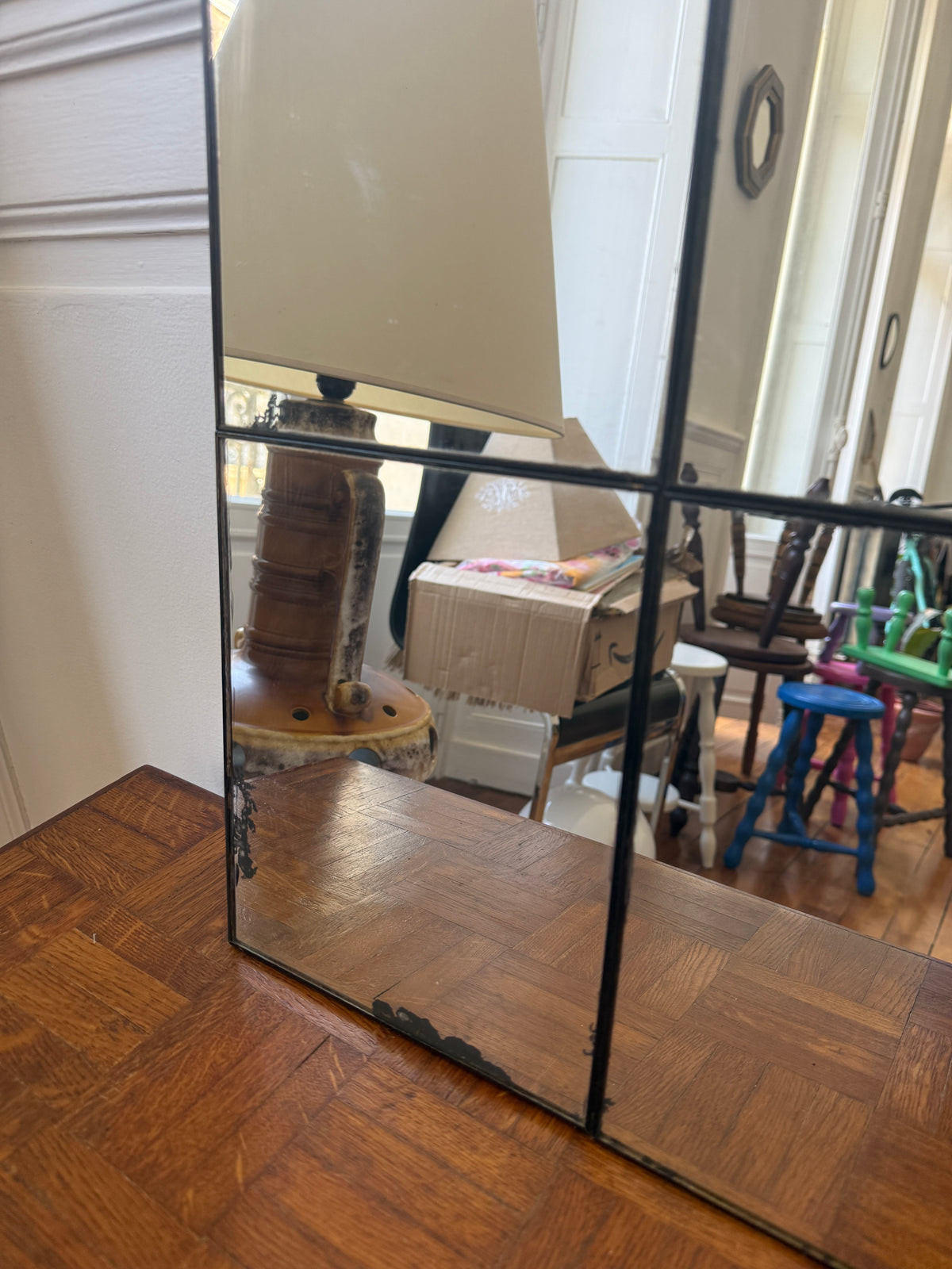 Miroir industriel arche – esprit verrière