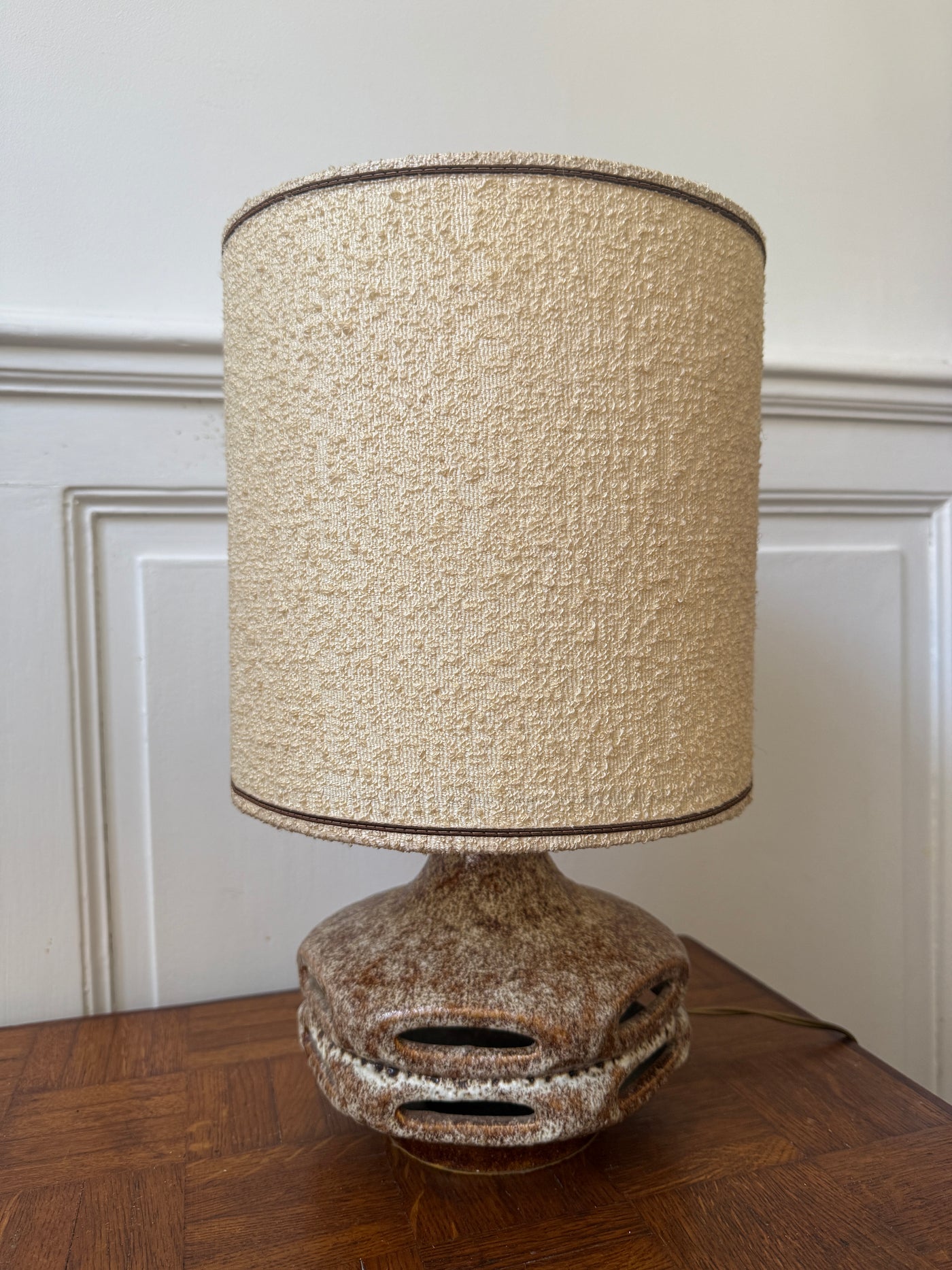 Lampe céramique Fat Lava - Mid century 1970
