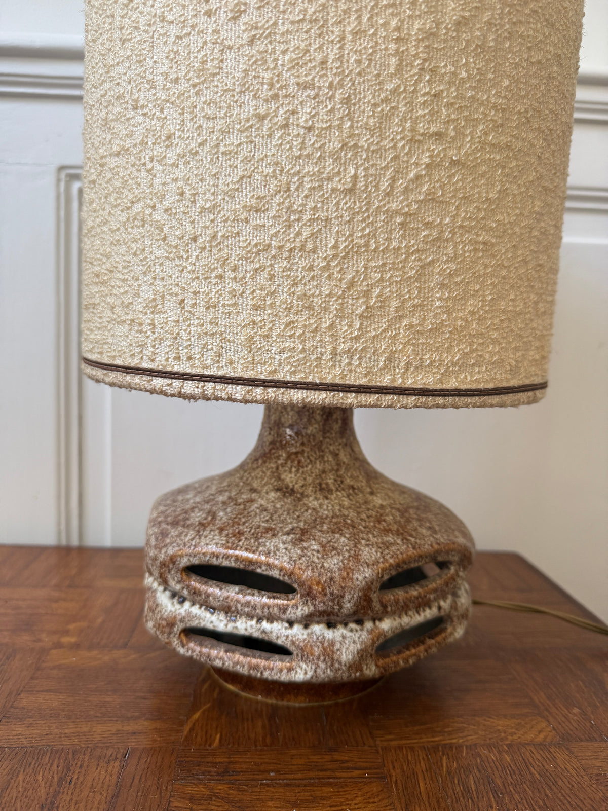 Lampe céramique Fat Lava - Mid century 1970