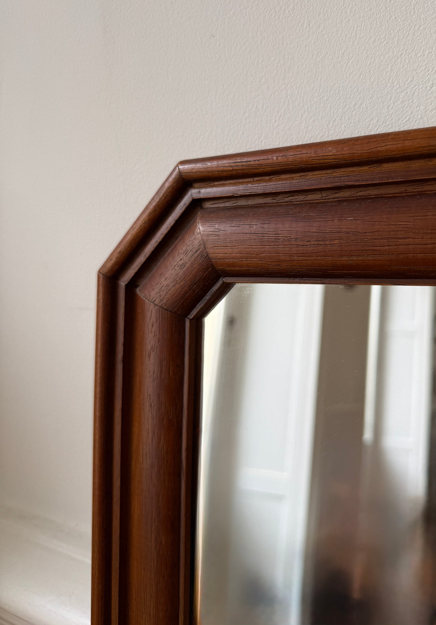 Miroir cadre en bois ancien