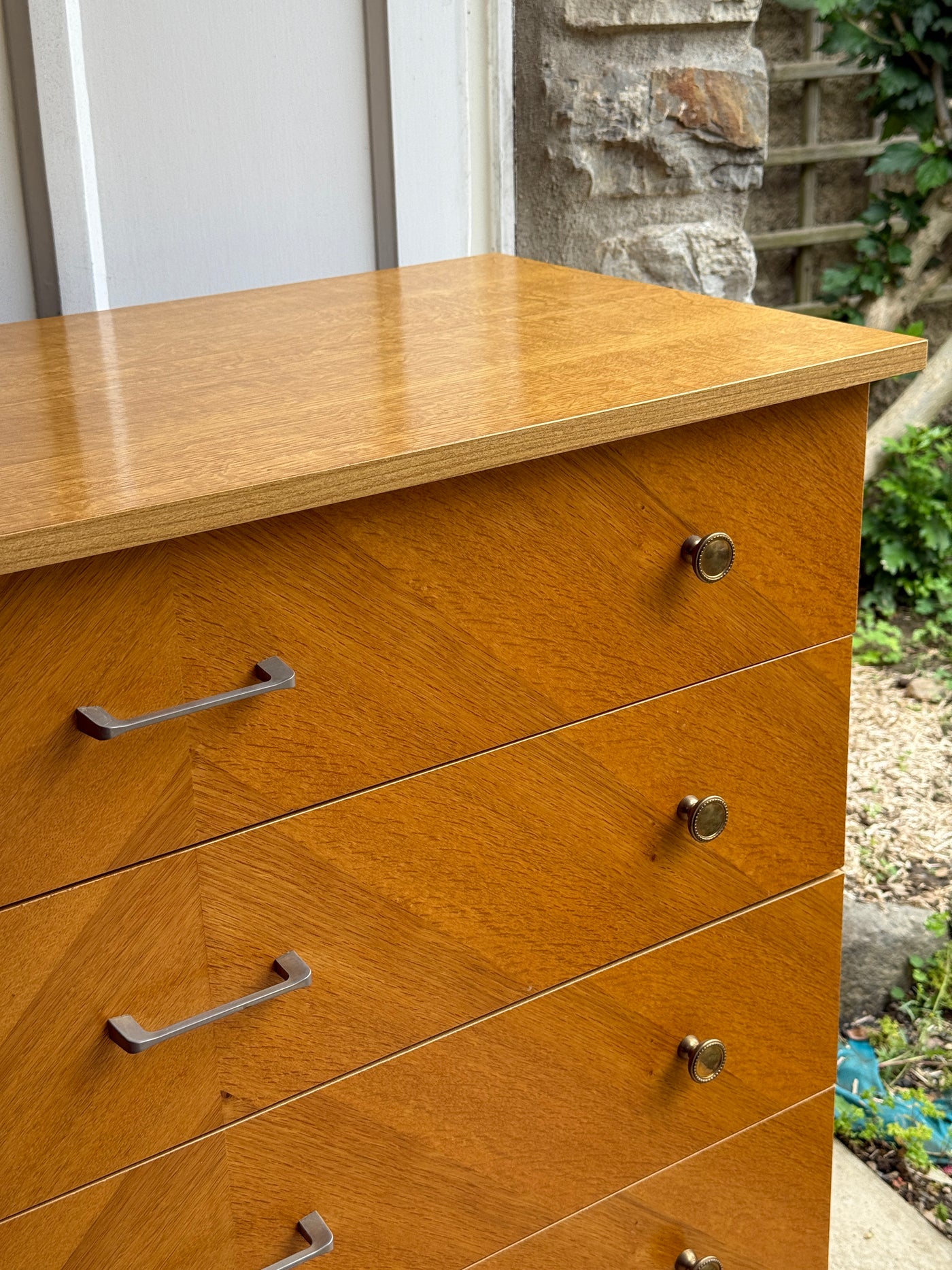 Commode scandinave 4 tiroirs en bois