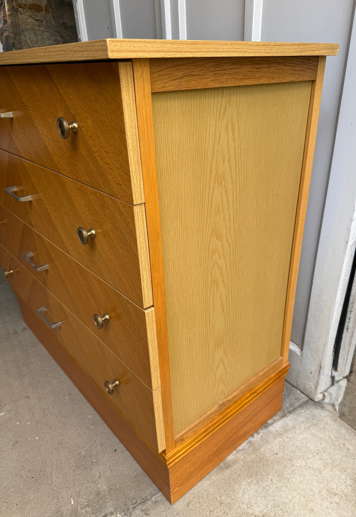 Commode scandinave 4 tiroirs en bois