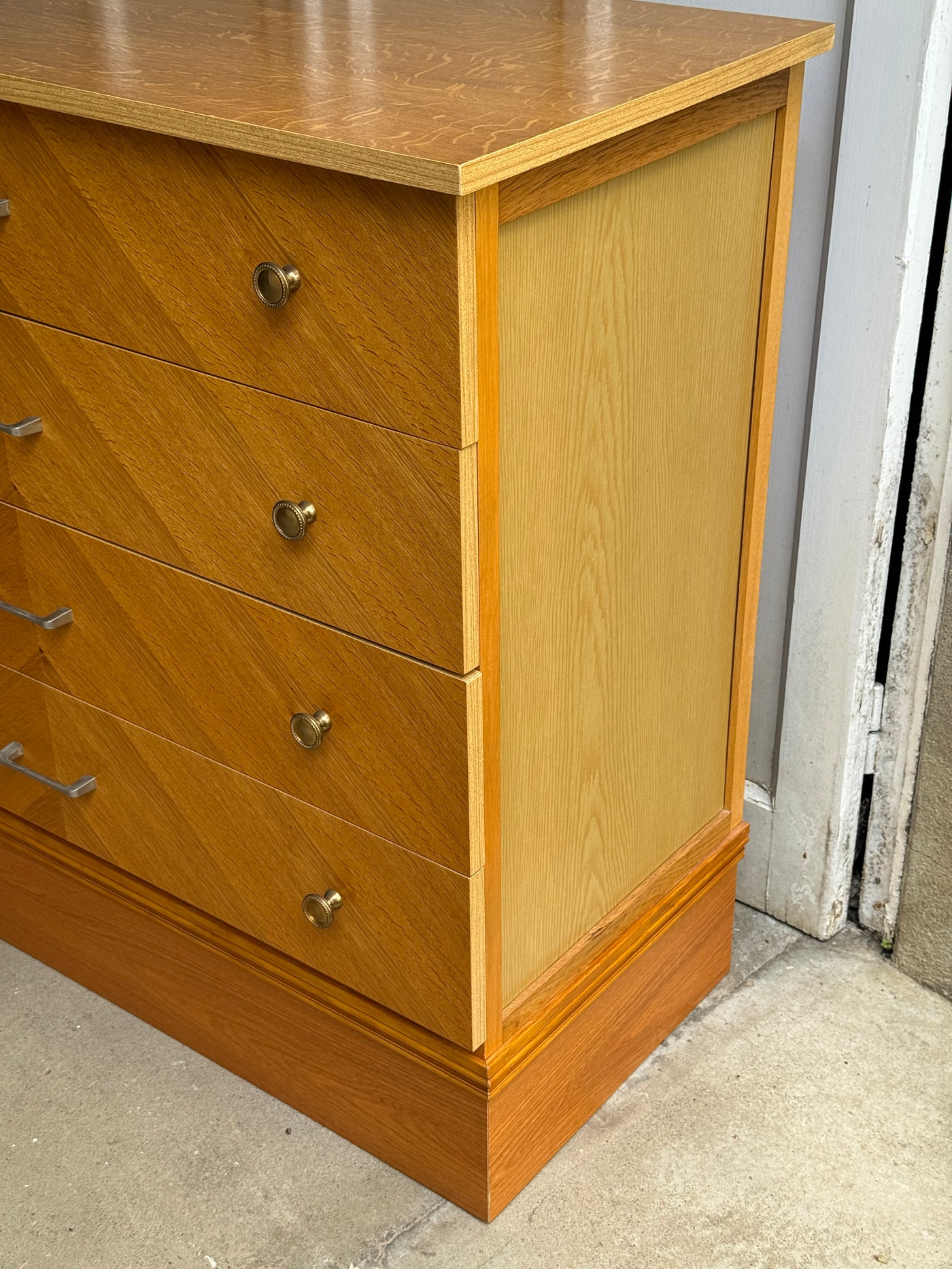 Commode scandinave 4 tiroirs en bois