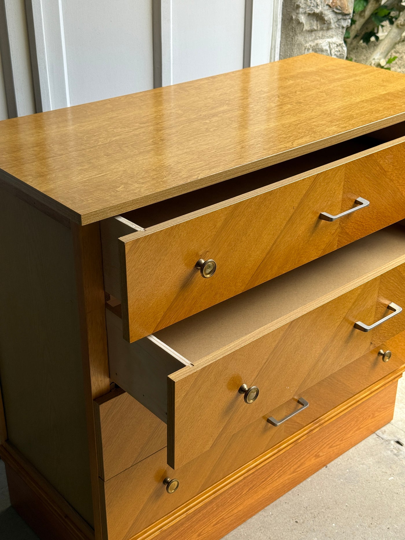 Commode scandinave 4 tiroirs en bois