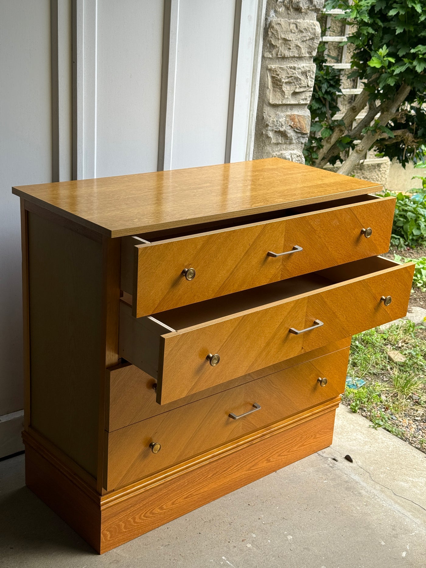 Commode scandinave 4 tiroirs en bois