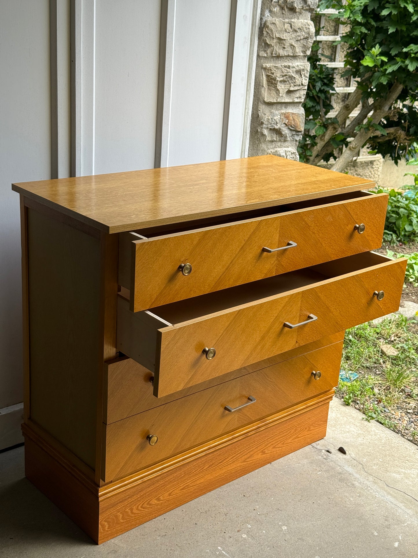 Commode scandinave 4 tiroirs en bois