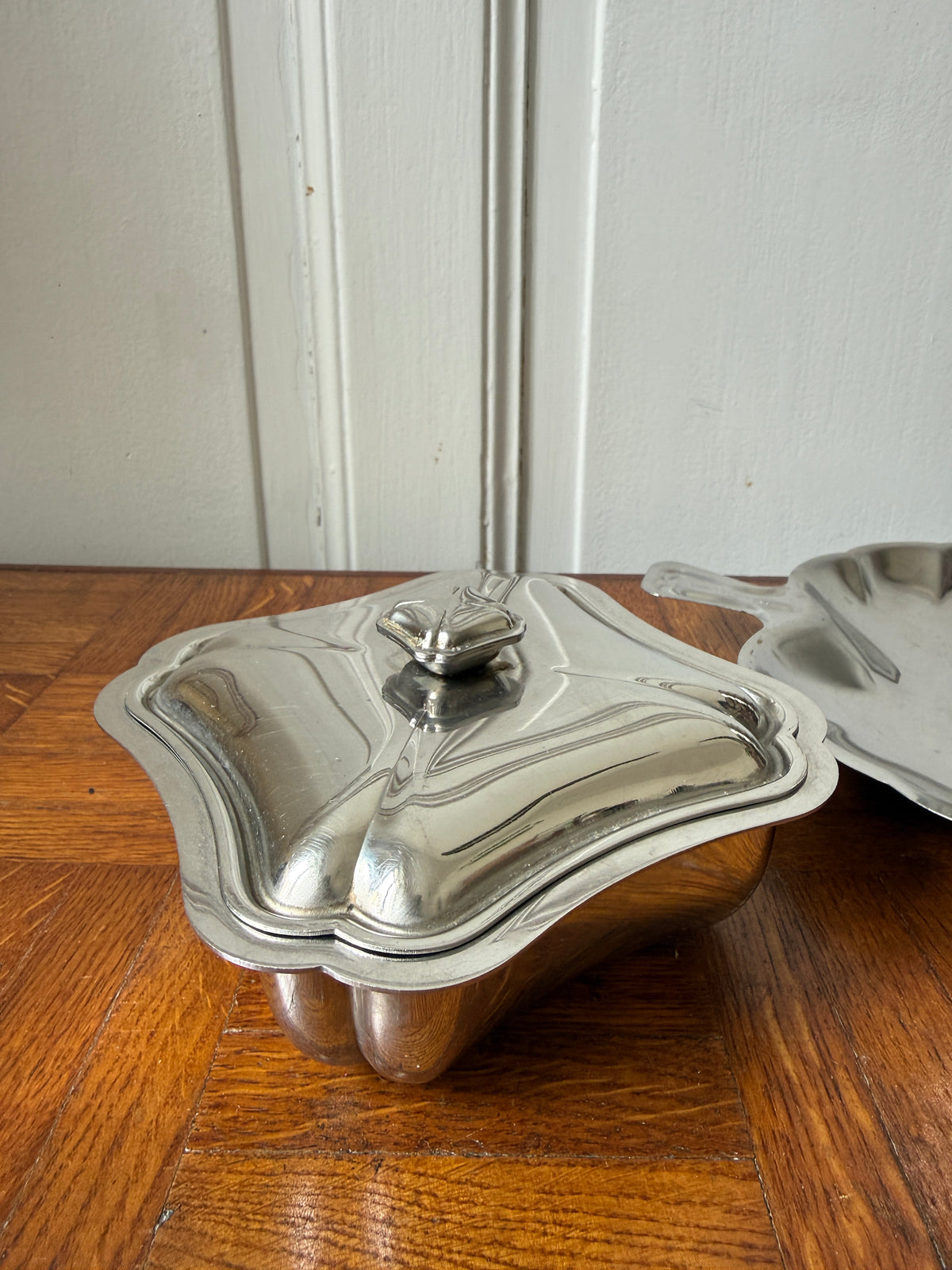 Ensemble pour l'apéritif en inox
