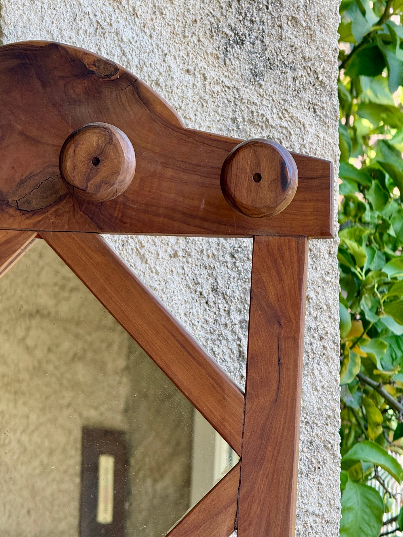 Vestiaire / porte manteaux et parapluie en bois d'olivier
