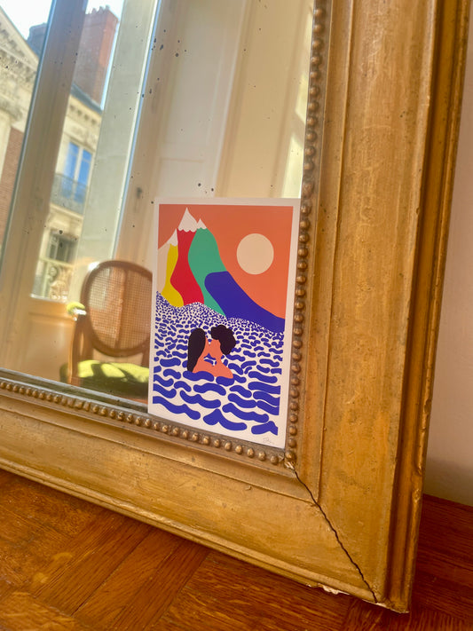 Miroir au mercure Louis XVI