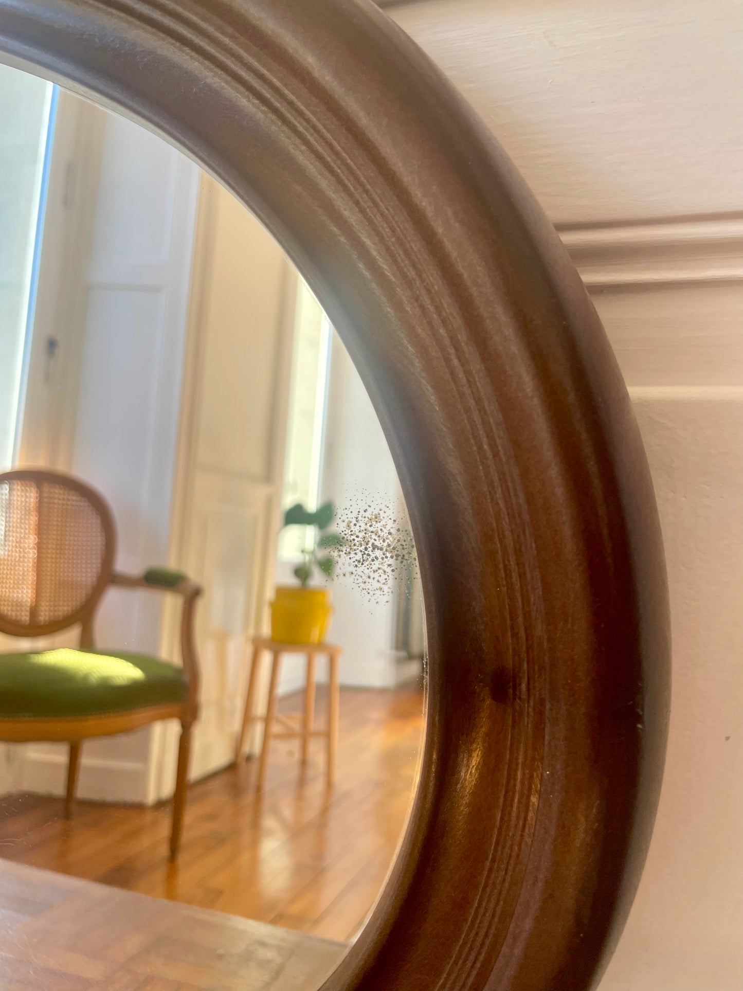 Miroir ovale vintage