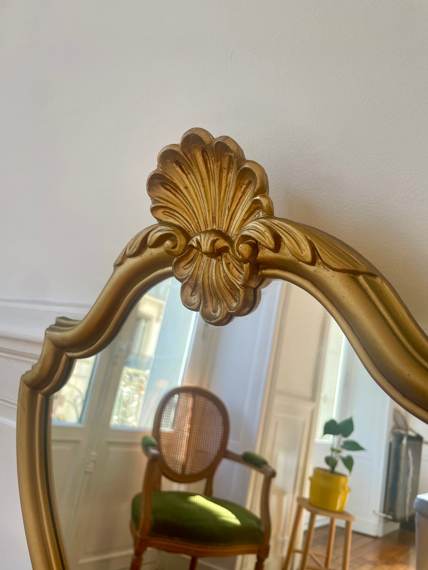 Miroir baroque doré