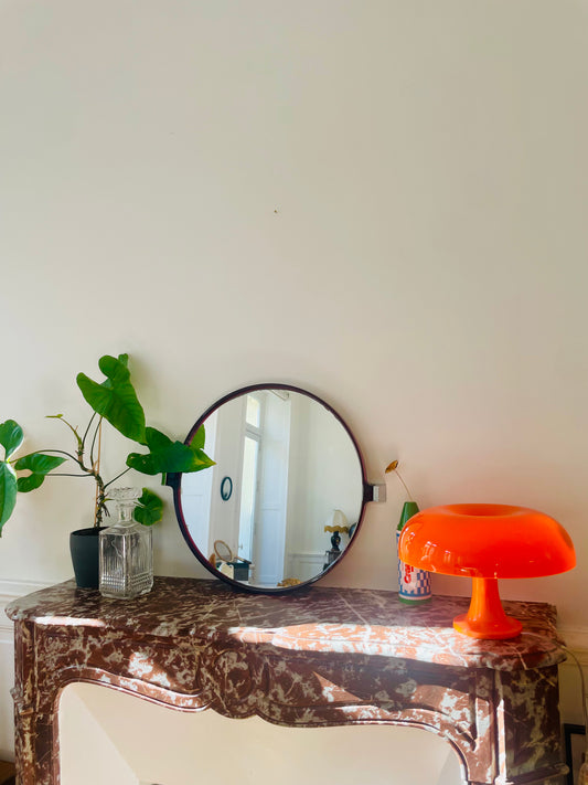 Miroir pivotant années 70