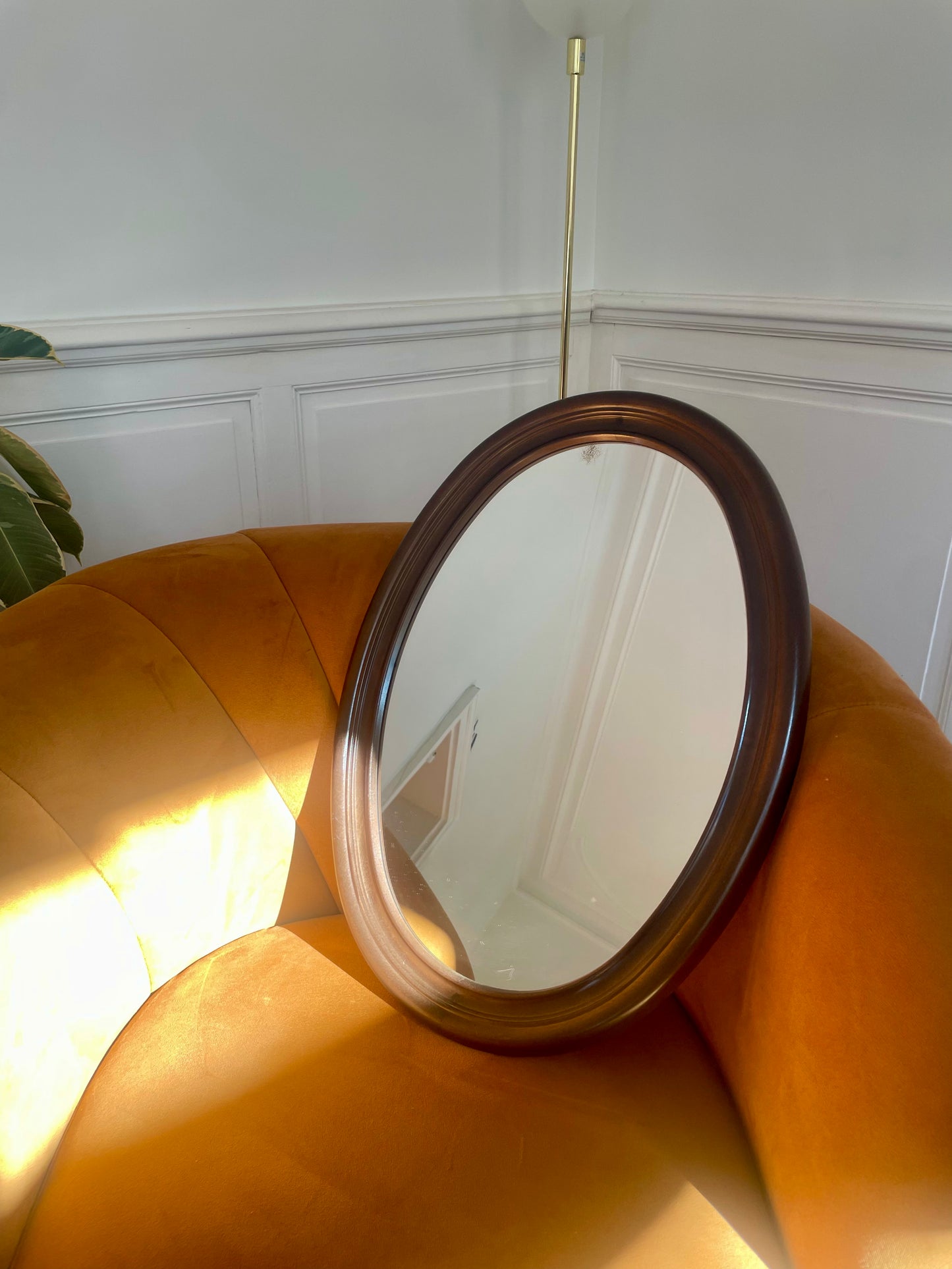 Miroir ovale vintage