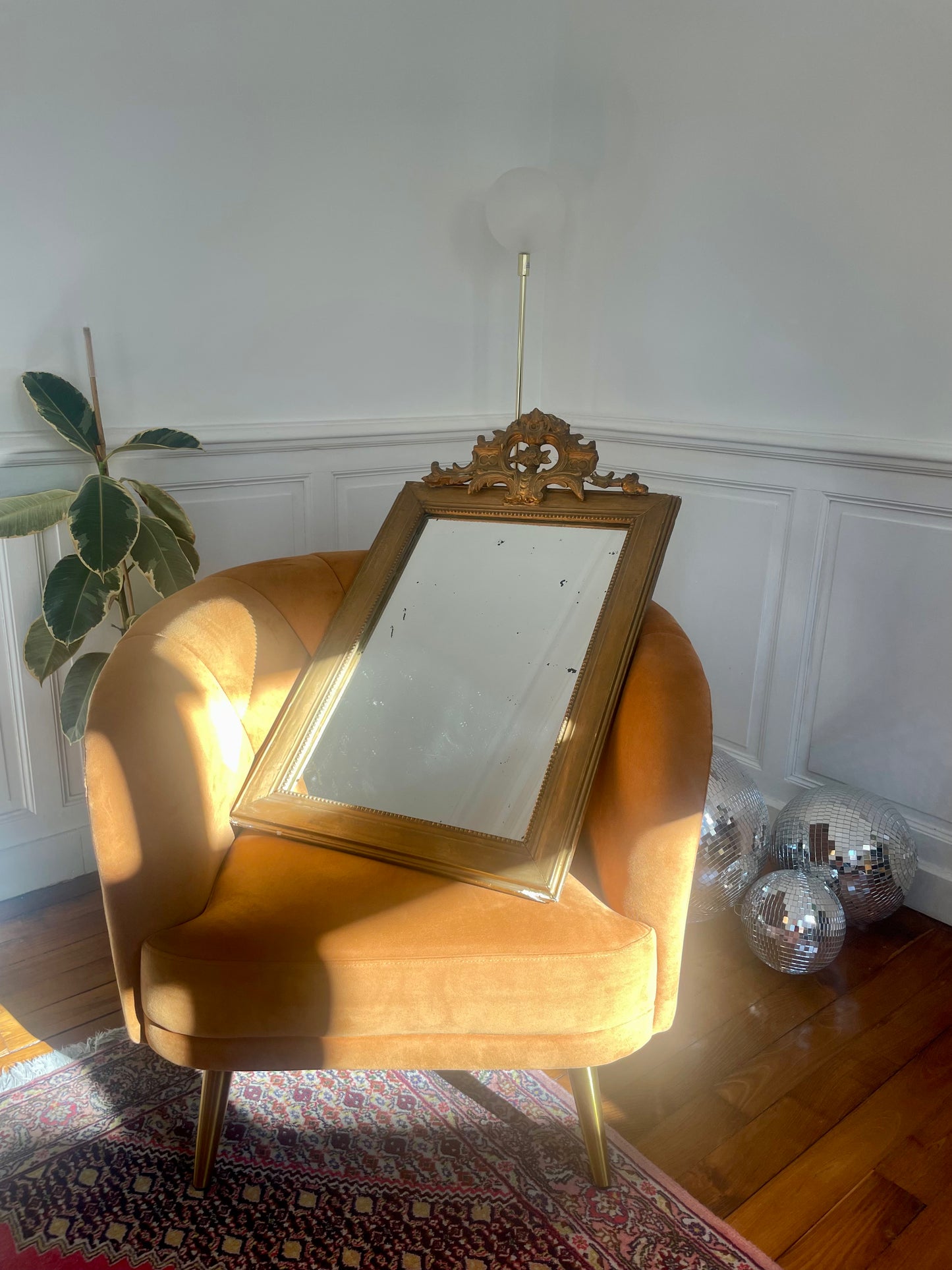 Miroir au mercure Louis XVI