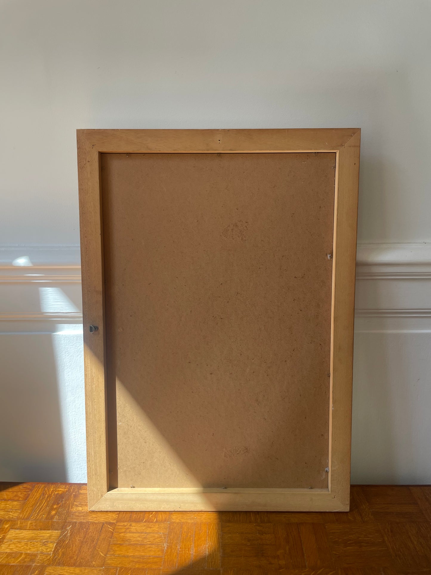 Miroir floral biseauté